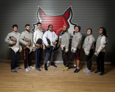 Image of Marist club fencing team